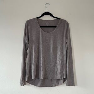 Athleta sparkly sheer long sleeve w/ thumb holes